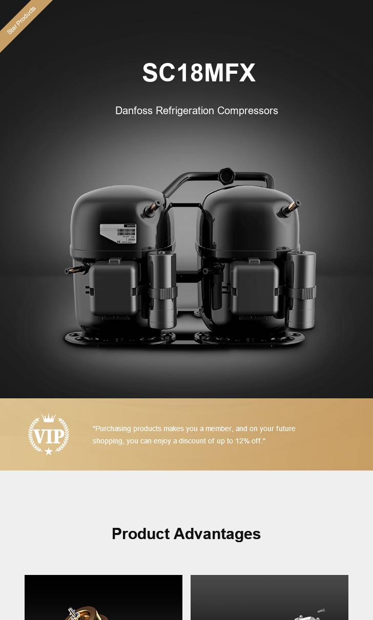 Danfoss Compressor SC18MFX, technical parameters pdf, structure diagram